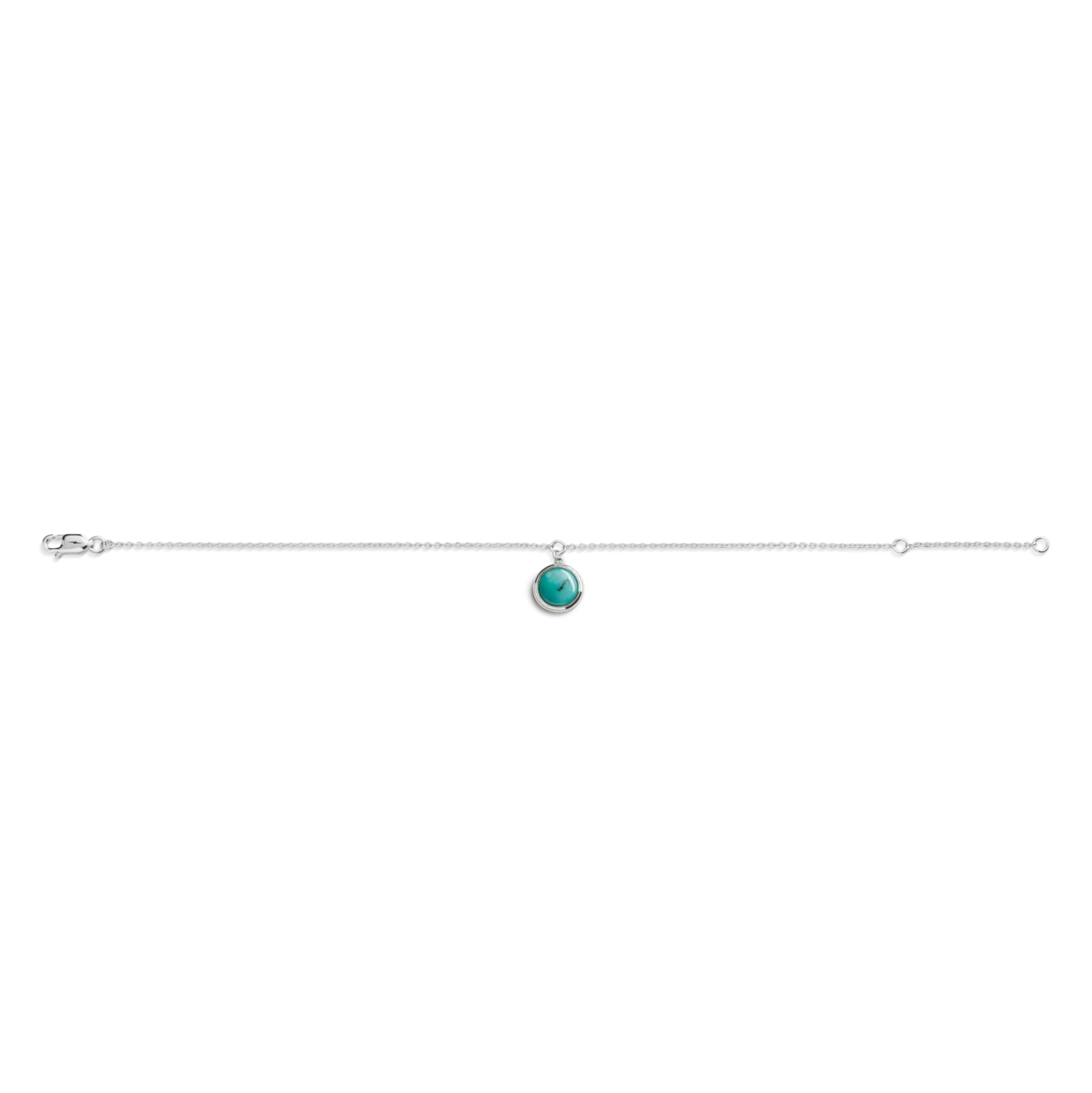 Shinola Engravable|Bracelets|Heirloom Charm Bracelet Turquoise