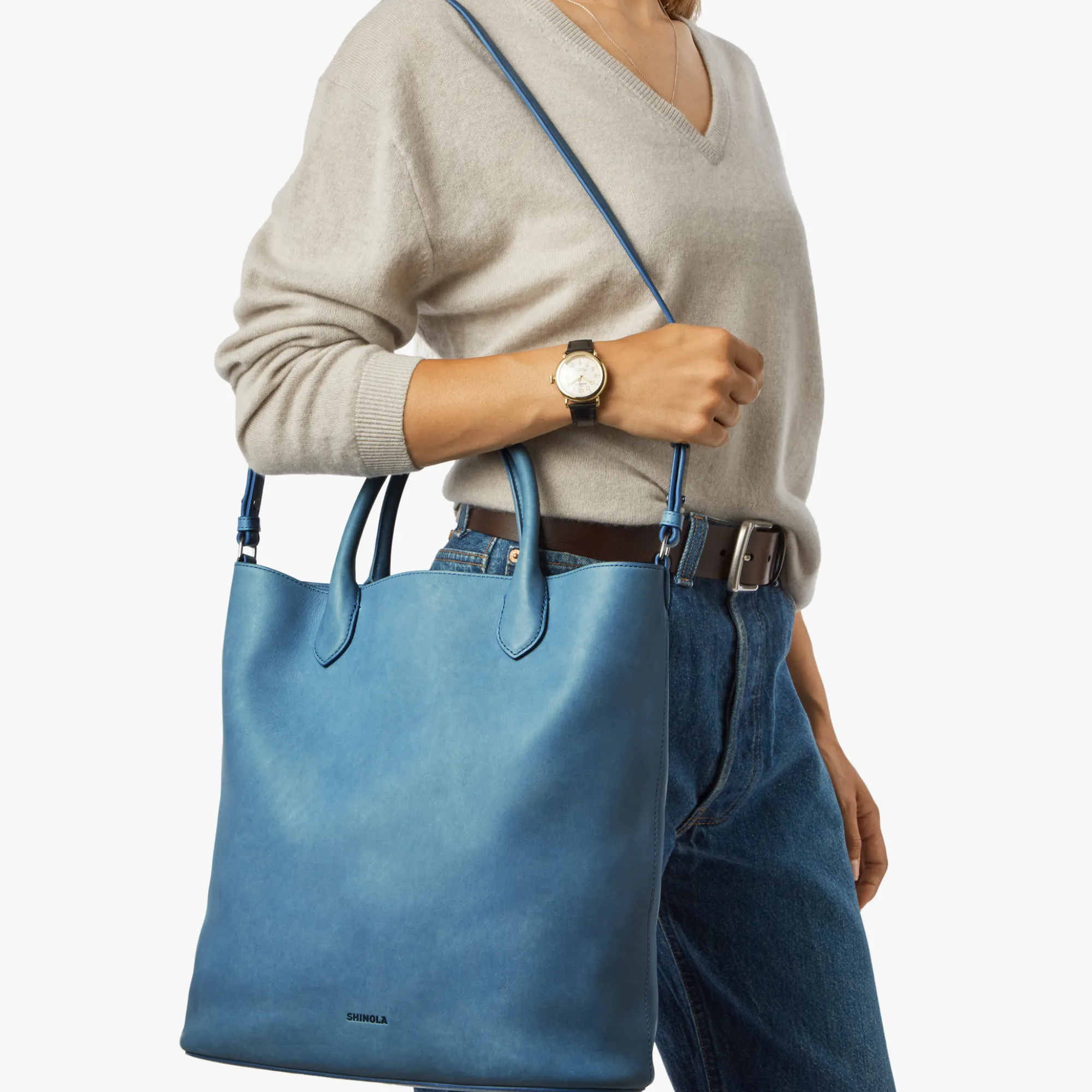 Shinola Tote Bags|Crossbody Bags|12 Hour Tote Bag River