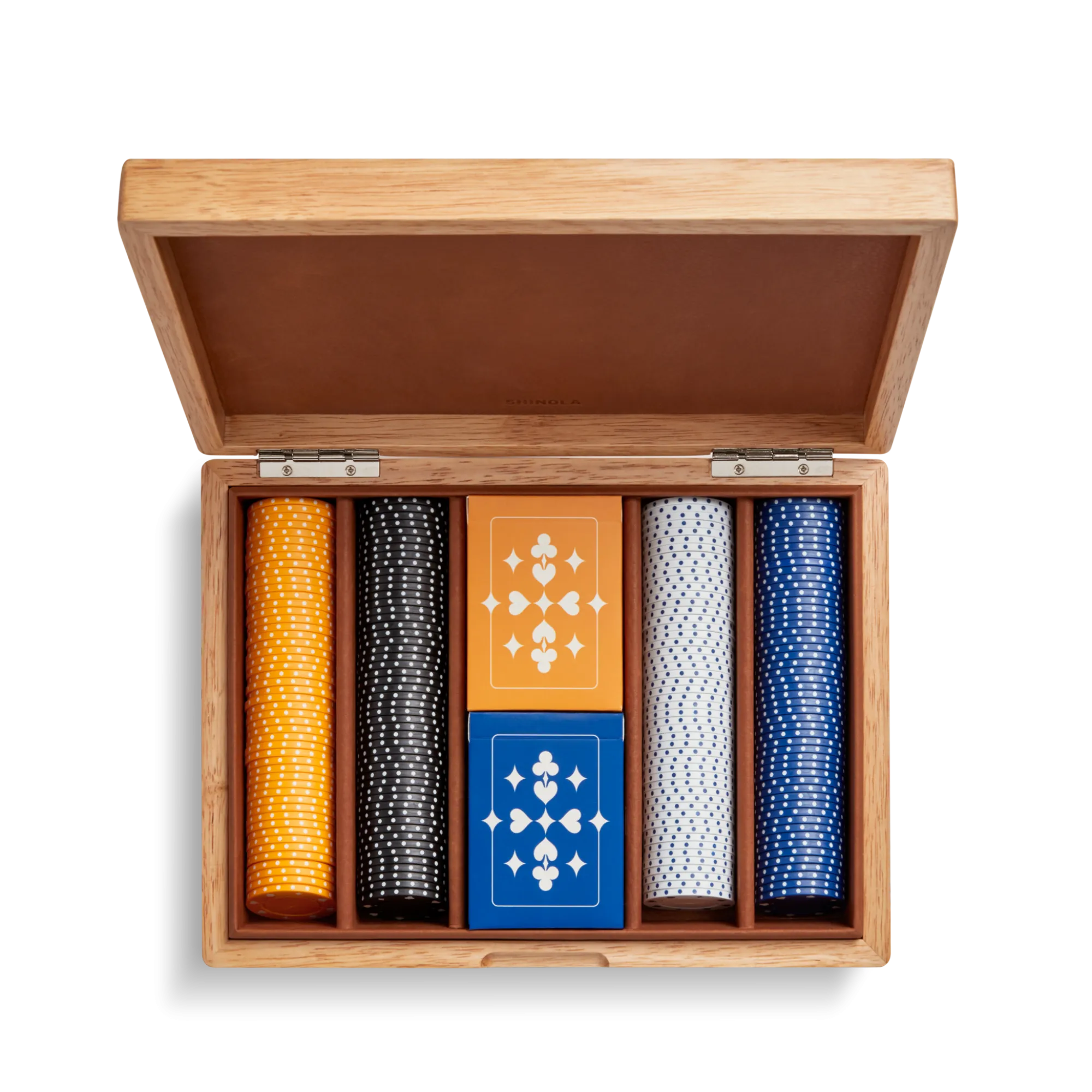 Shinola Shop All|Best Sellers|Lacquered Wood Poker Set