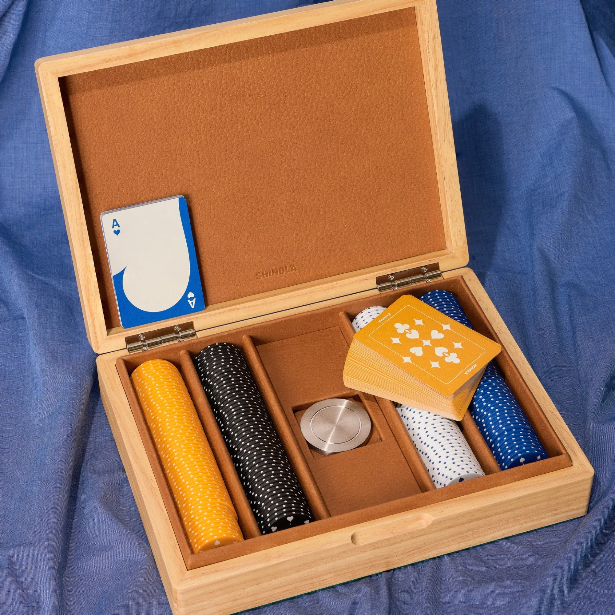 Shinola Shop All|Best Sellers|Lacquered Wood Poker Set