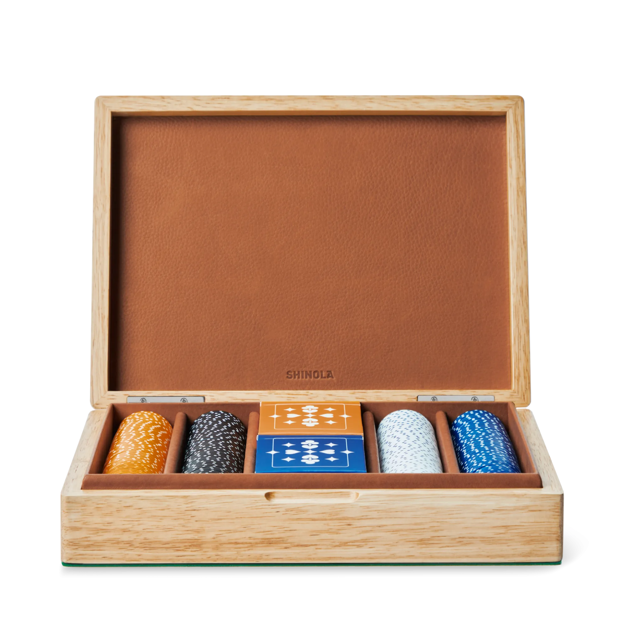 Shinola Shop All|Best Sellers|Lacquered Wood Poker Set