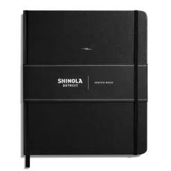 Shinola Shop All|Journals|Large Hard Plain Sketchbook Black