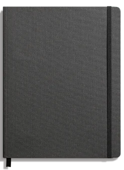 Shinola Personalizable|Journals|Large Soft Ruled Journal Charcoal