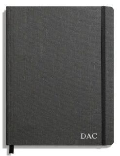 Shinola Personalizable|Journals|Large Soft Ruled Journal Charcoal