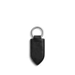 Shinola Monogrammable|Personalizable|Leather Monogram Key Fob Black