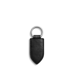 Shinola Monogrammable|Personalizable|Leather Monogram Key Fob Black
