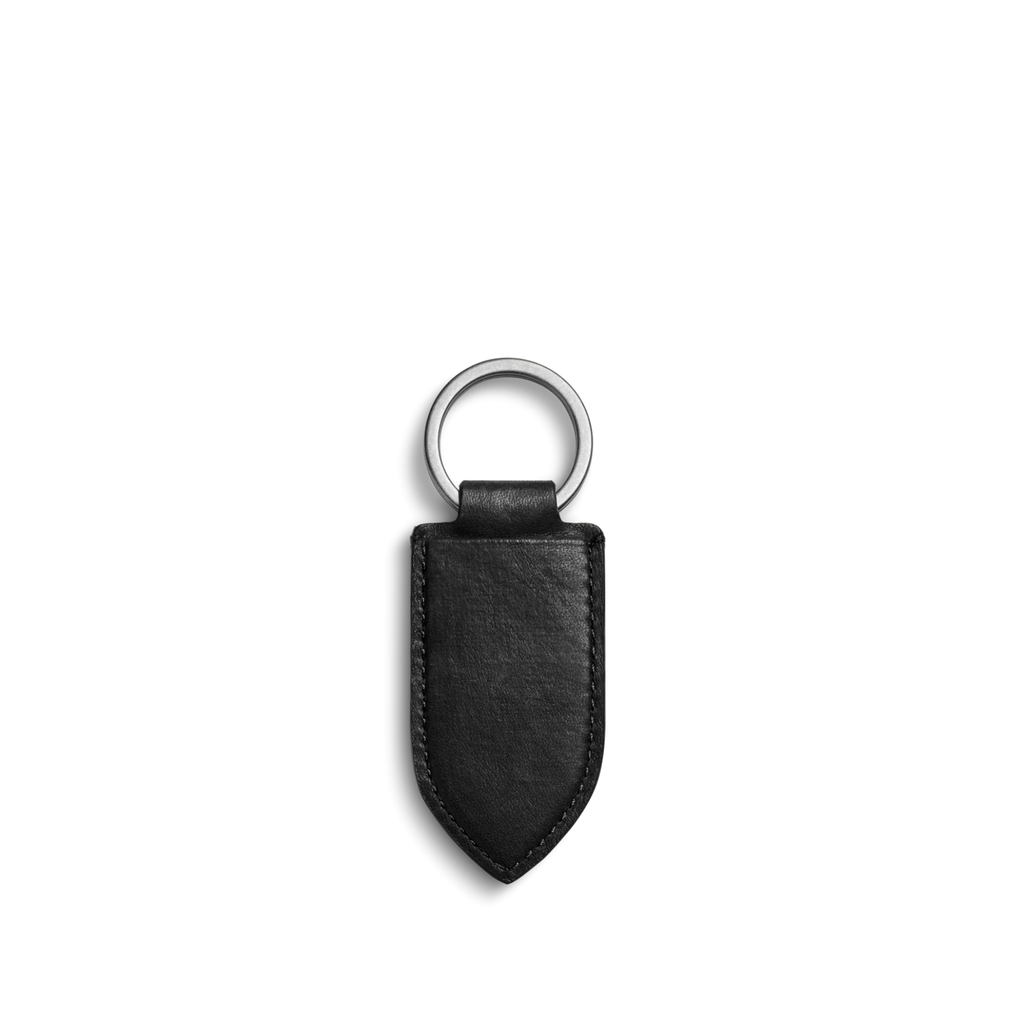 Shinola Monogrammable|Personalizable|Leather Monogram Key Fob Black
