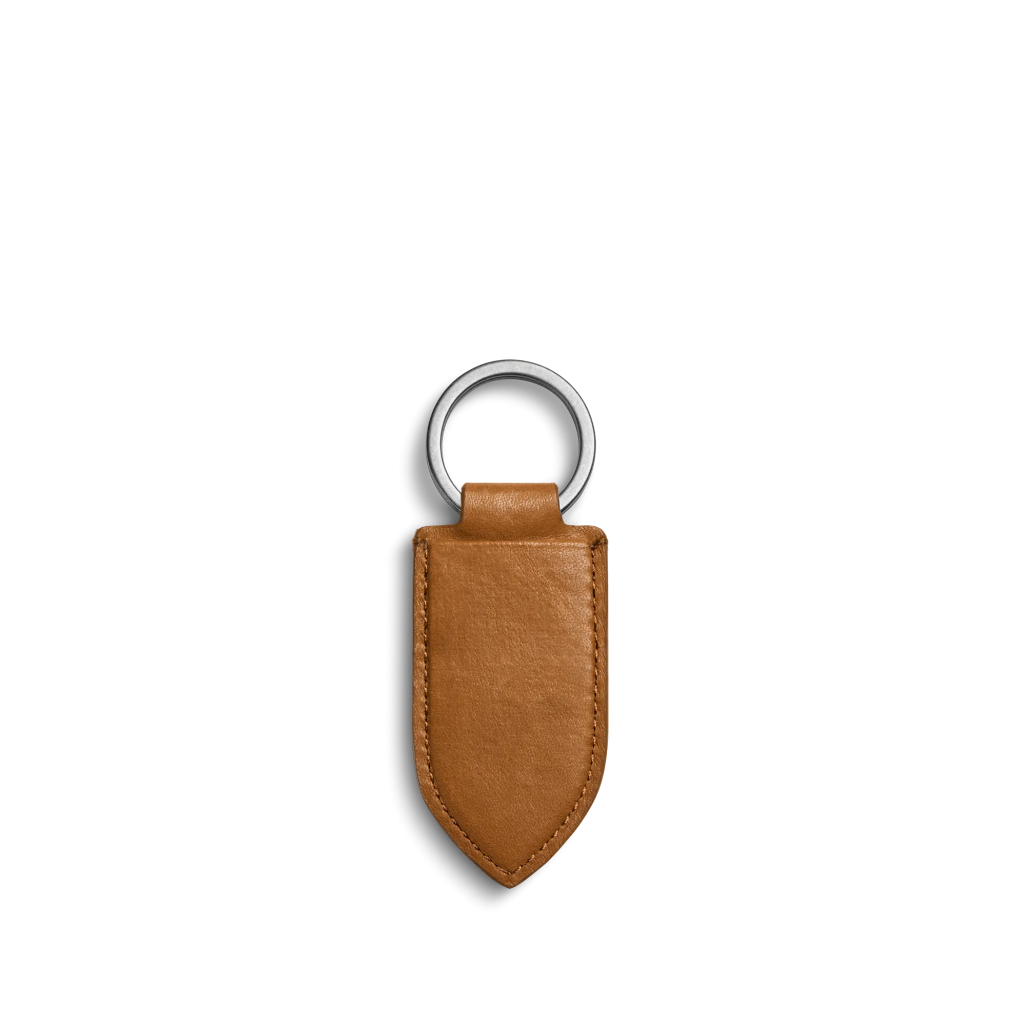Shinola Monogrammable|Personalizable|Leather Monogram Key Fob Tan