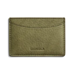 Shinola Shop All Men'S Leather & Bags|Wallets|Leather 3 Pocket Card Case Olive
