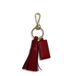 Shinola Personalizable|Shop All Women'S Leather & Bags|Leather Tassel Keychain Ruby