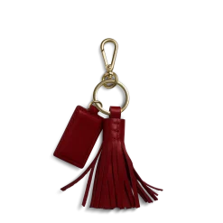 Shinola Personalizable|Shop All Women'S Leather & Bags|Leather Tassel Keychain Ruby