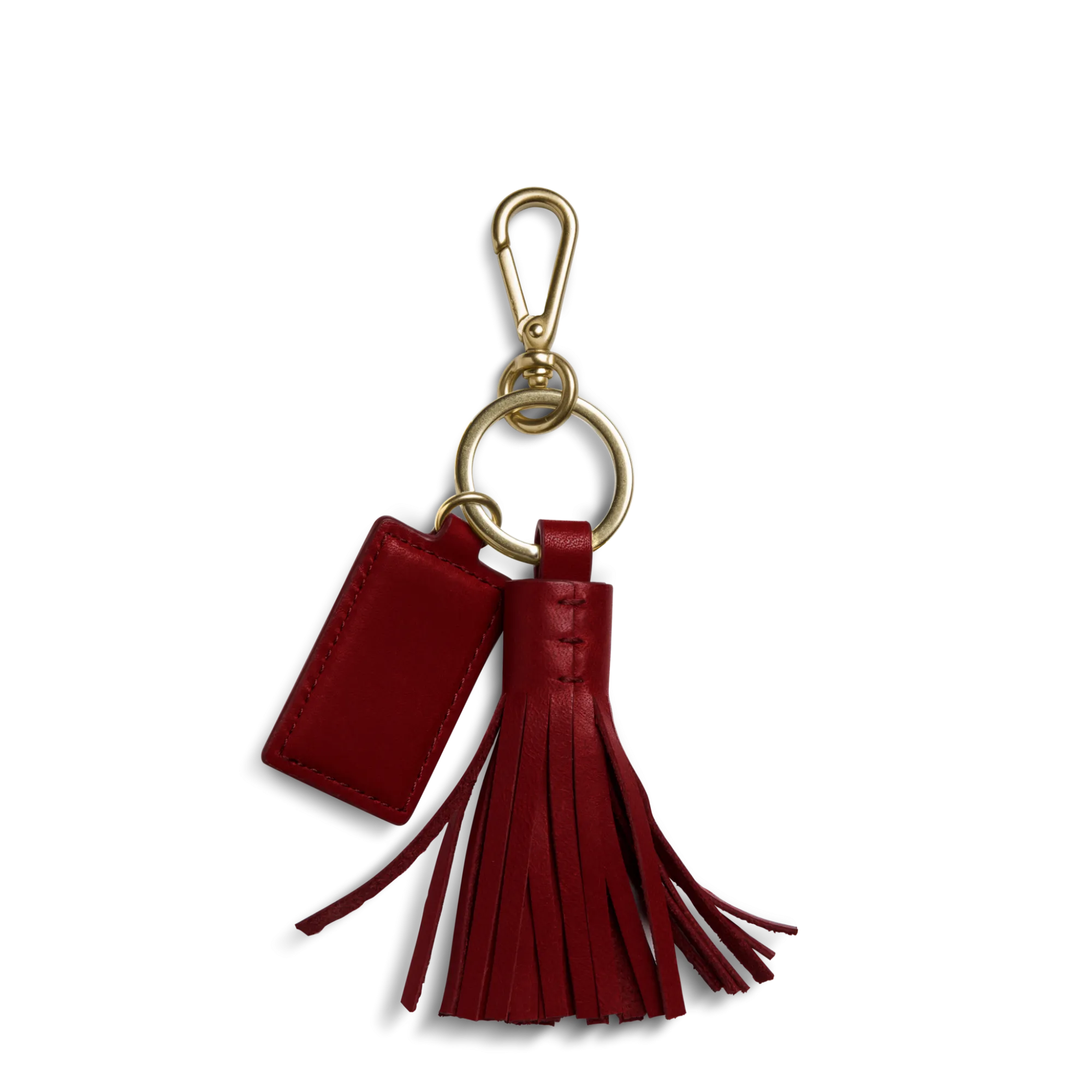 Shinola Personalizable|Shop All Women'S Leather & Bags|Leather Tassel Keychain Ruby