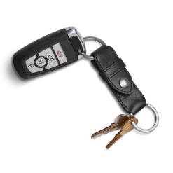 Shinola Shop All Men'S Leather & Bags|Shop All|Leather Valet Key Fob Black