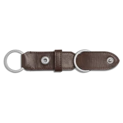 Shinola Shop All Men'S Leather & Bags|Shop All|Leather Valet Key Fob Dark Brown