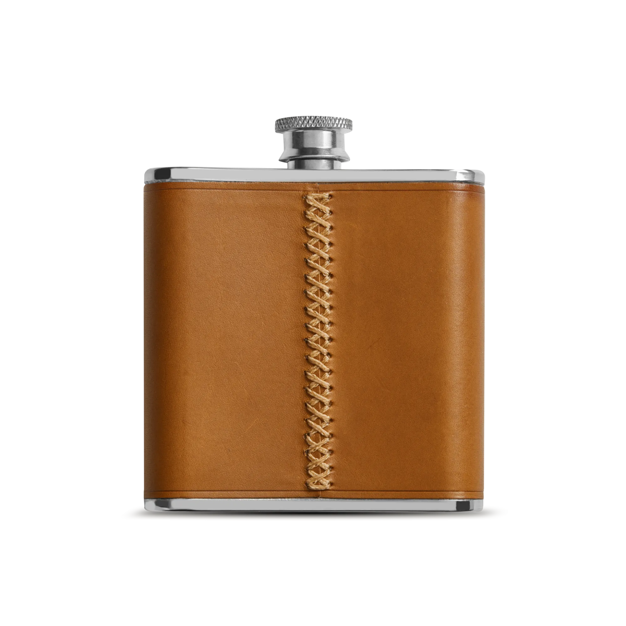 Shinola Shop All|Best Sellers|Leather Wrapped Flask Tan