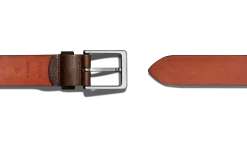 Shinola Best Sellers|Belts|1 1/2" Lightning Bolt Keeper Belt