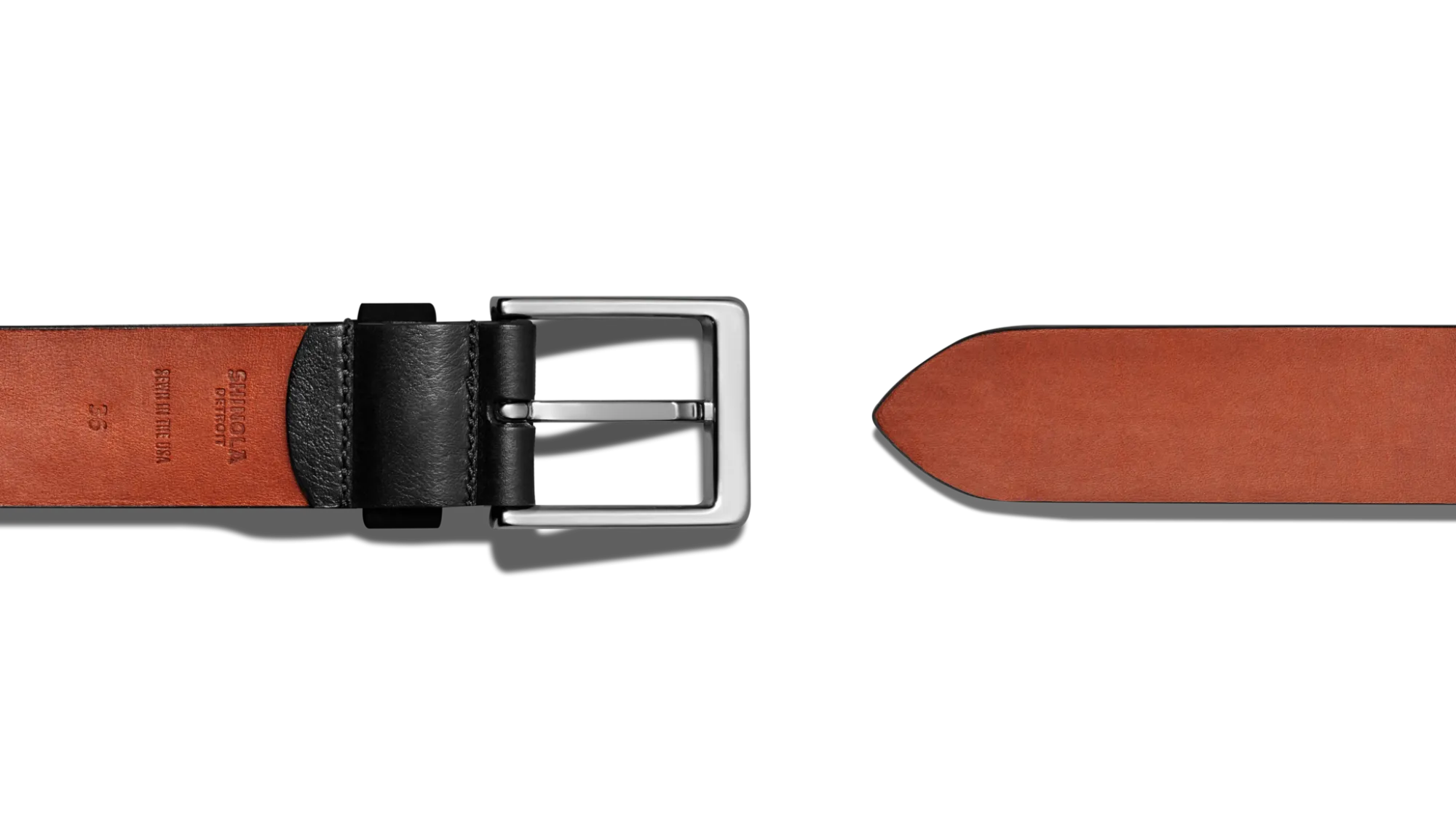 Shinola Best Sellers|Belts|Lightning Bolt Keeper Belt