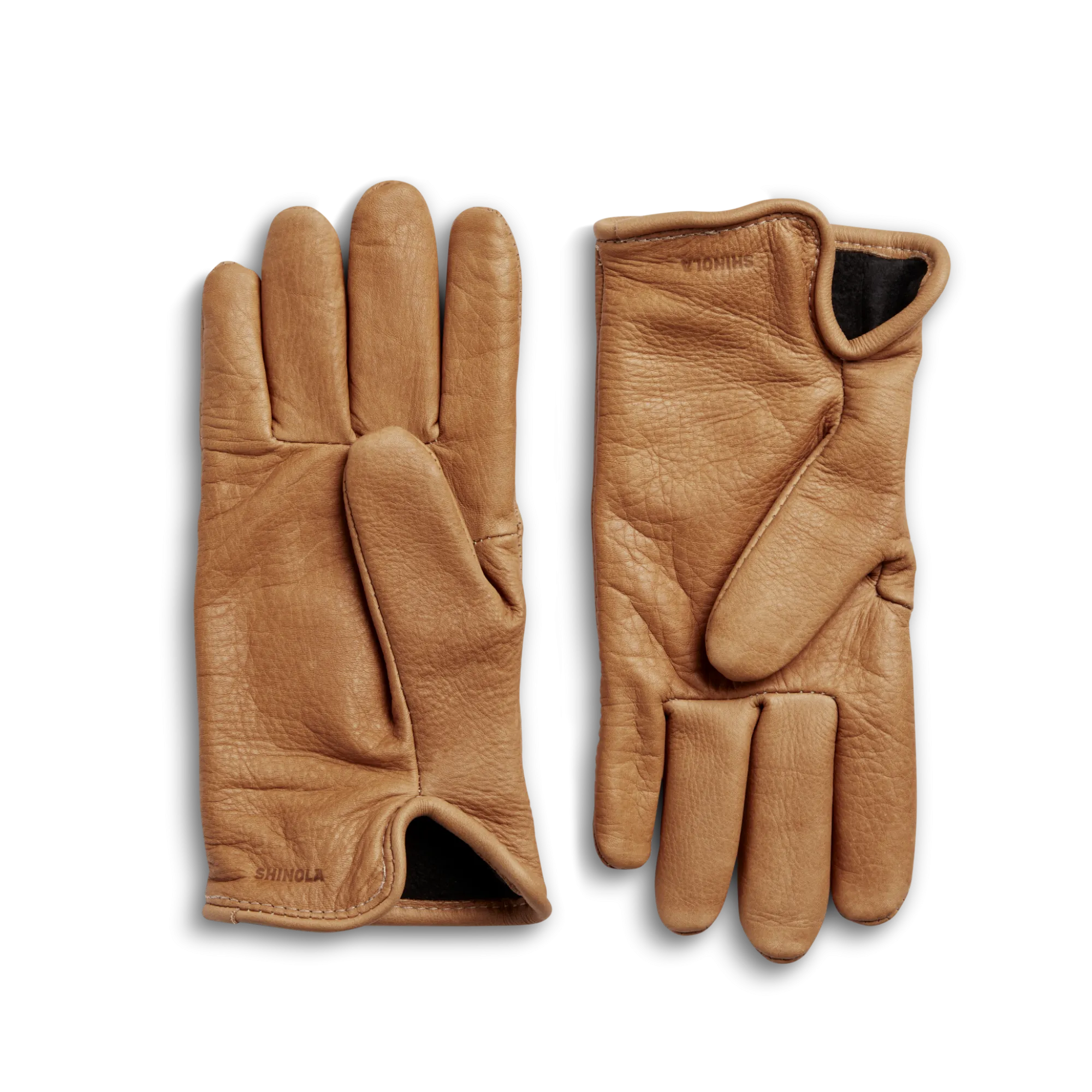 Shinola Shop All|Shop All Home|Lined Leather Gloves Tan