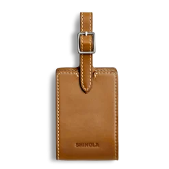 Shinola Monogrammable|Personalizable|Luggage Tag Tan
