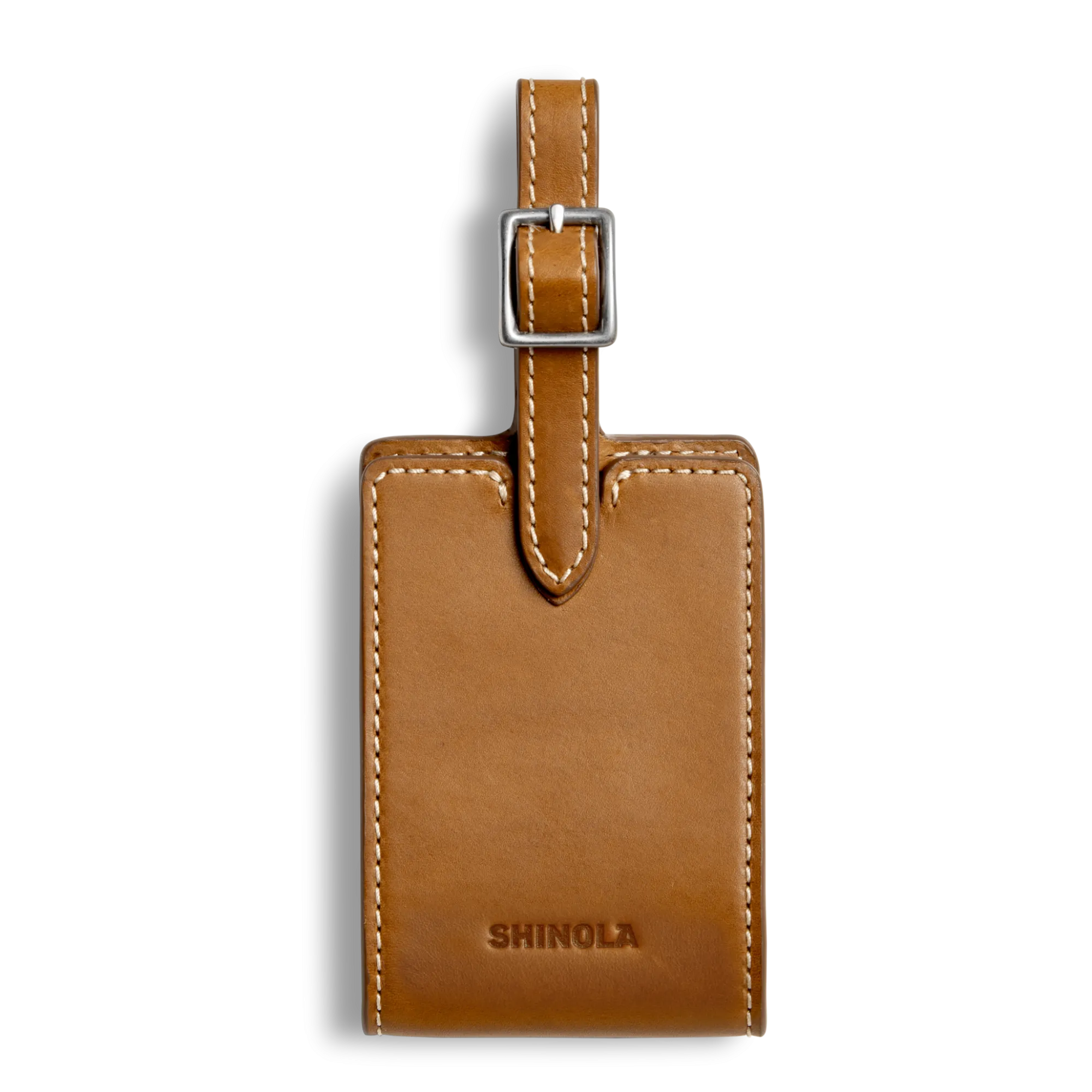 Shinola Monogrammable|Personalizable|Luggage Tag Tan