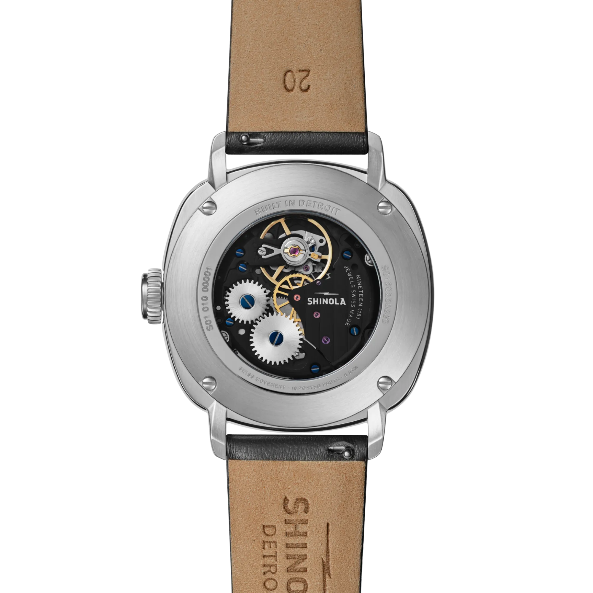 Shinola Best Sellers|Best Sellers|Mechanic Watch Black/Orange