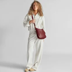 Shinola New Arrivals|Crossbody Bags|Medium Bixby Crossbody Ruby