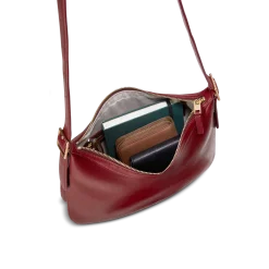 Shinola New Arrivals|Crossbody Bags|Medium Bixby Crossbody Ruby