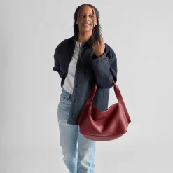 Shinola New Arrivals|Shop All Women'S Leather & Bags|Medium Derby Shoulder Bag Ruby