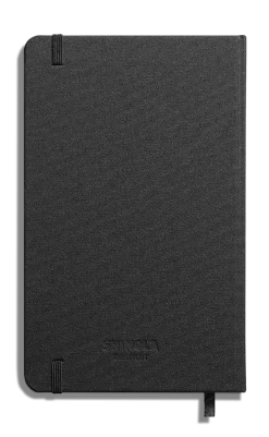 Shinola Personalizable|Journals|Medium Hard Grid Journal Black