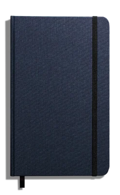 Shinola Personalizable|Journals|Medium Hard Grid Journal Navy