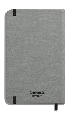 Shinola Personalizable|Journals|Medium Hard Ruled Journal Stone