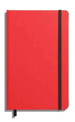 Shinola Personalizable|Journals|Medium Hard Ruled Journal Tomato