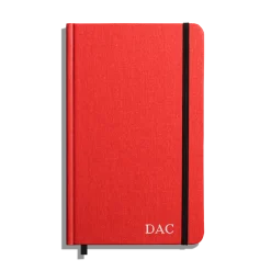 Shinola Personalizable|Journals|Medium Hard Ruled Journal Tomato