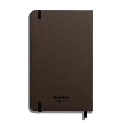 Shinola Personalizable|Journals|Medium Hard Ruled Journal 5.25" x 8.25" Espresso