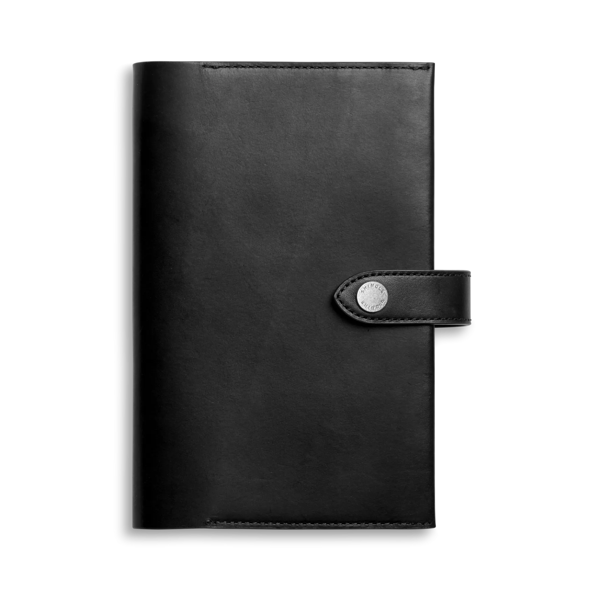 Shinola Monogrammable|New Arrivals|Medium Snap Journal Cover Black