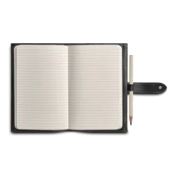 Shinola Monogrammable|New Arrivals|Medium Snap Journal Cover Black