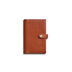 Shinola Monogrammable|New Arrivals|Medium Snap Journal Cover Rust