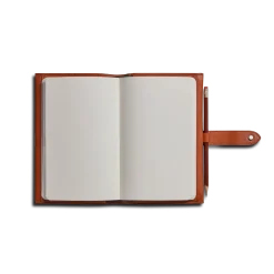 Shinola Monogrammable|New Arrivals|Medium Snap Journal Cover Rust
