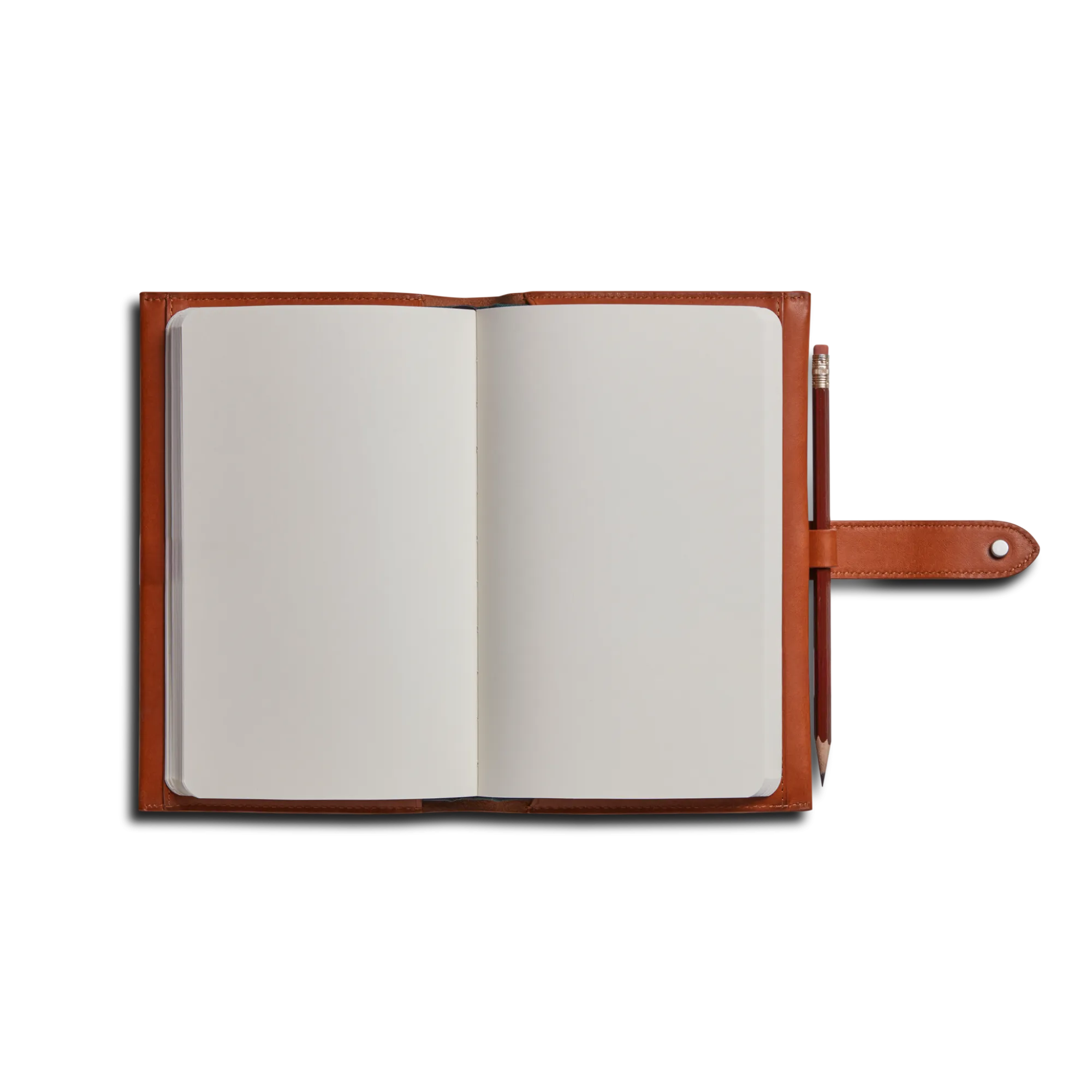 Shinola Monogrammable|New Arrivals|Medium Snap Journal Cover Rust