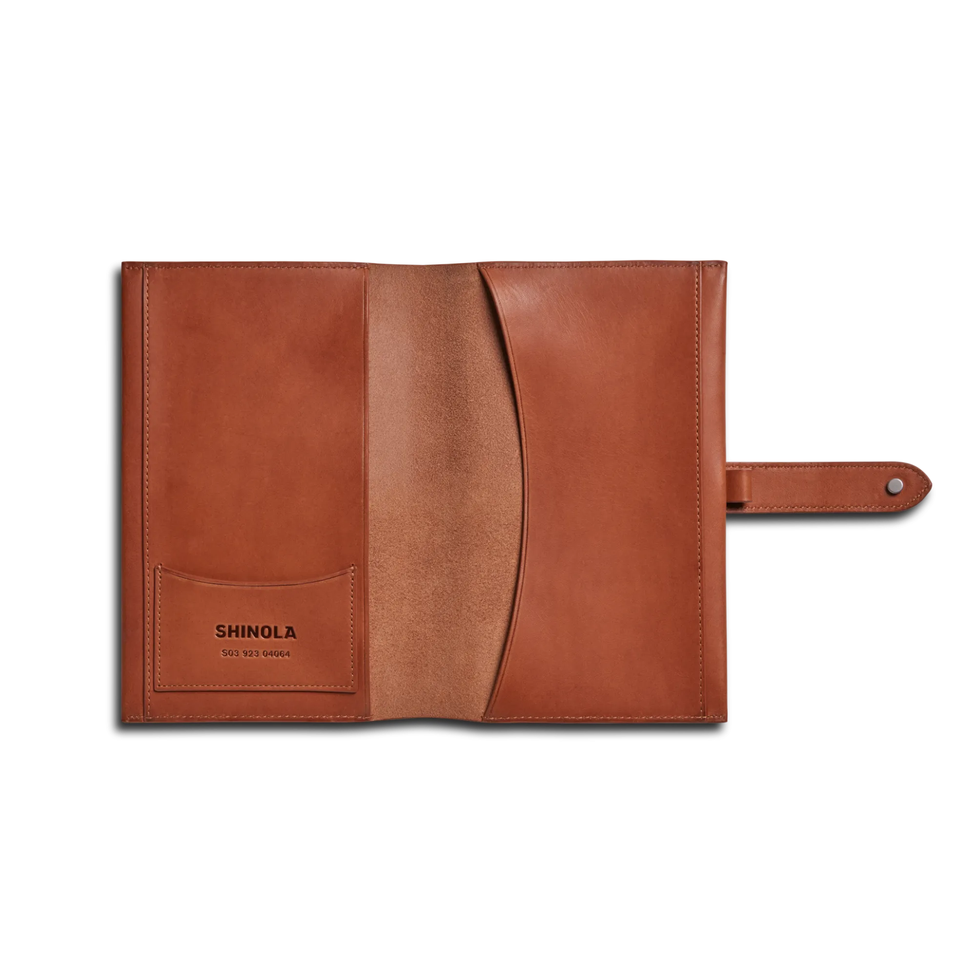 Shinola Monogrammable|New Arrivals|Medium Snap Journal Cover Rust
