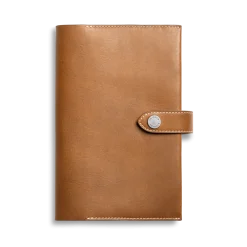 Shinola Monogrammable|New Arrivals|Medium Snap Journal Cover Tan