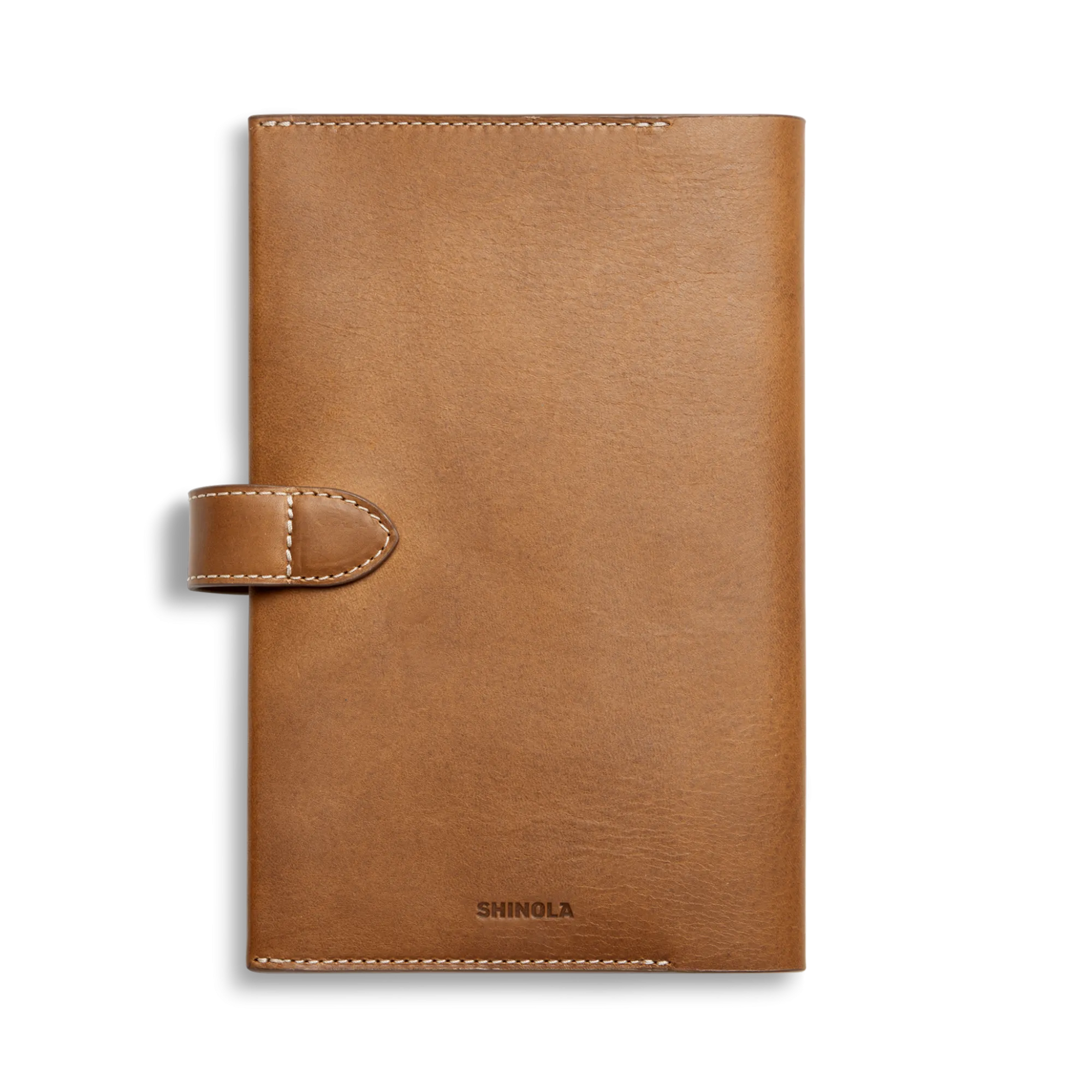 Shinola Monogrammable|New Arrivals|Medium Snap Journal Cover Tan