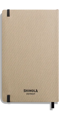 Shinola Personalizable|Journals|Medium Soft Ruled Journal Oat