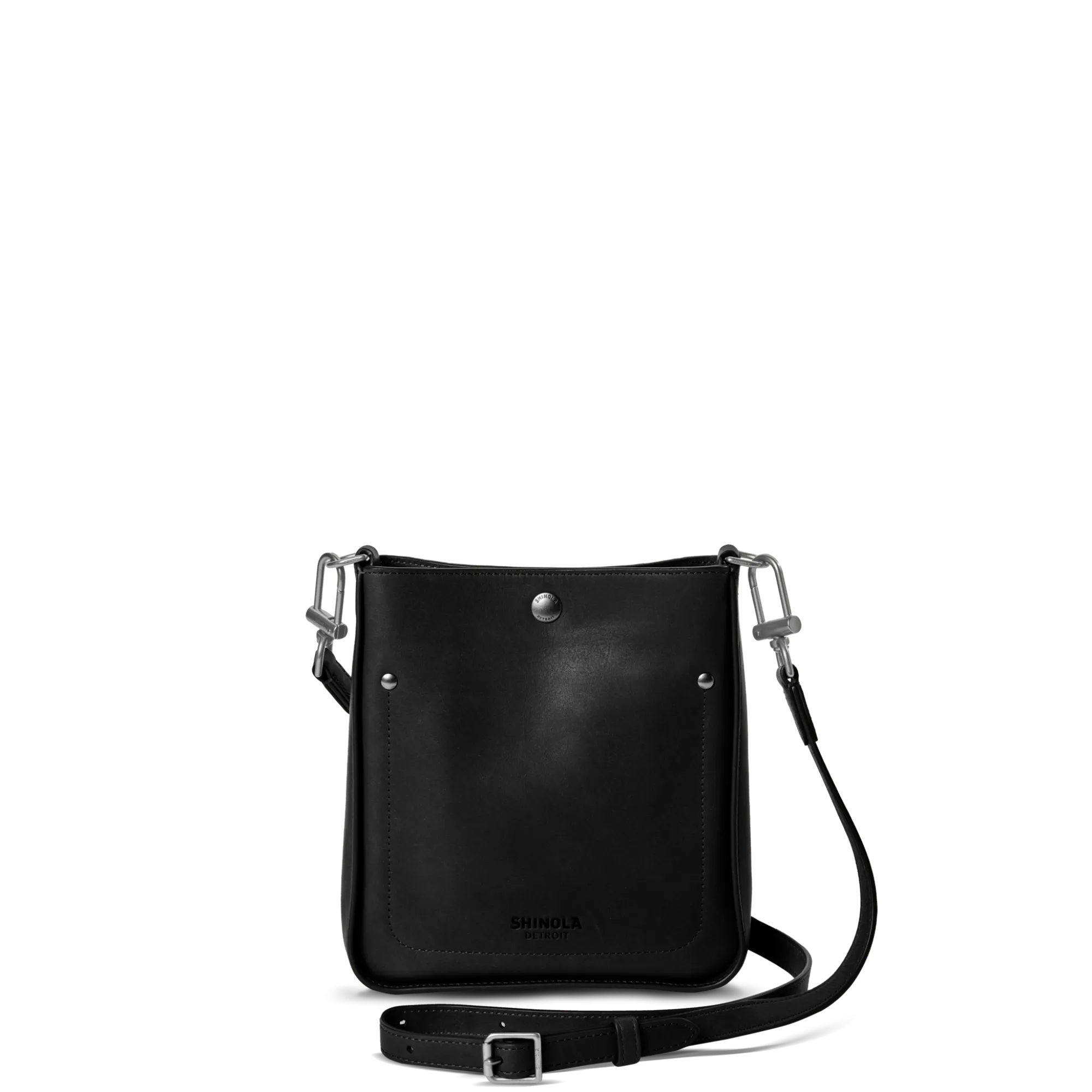 Shinola Crossbody Bags|Shop All Women'S Leather & Bags|Mini Pocket Crossbody Bag Black