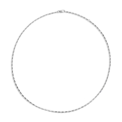 Shinola Shop All Women'S Jewelry|Sterling Silver|1mm Bar Chain Necklace