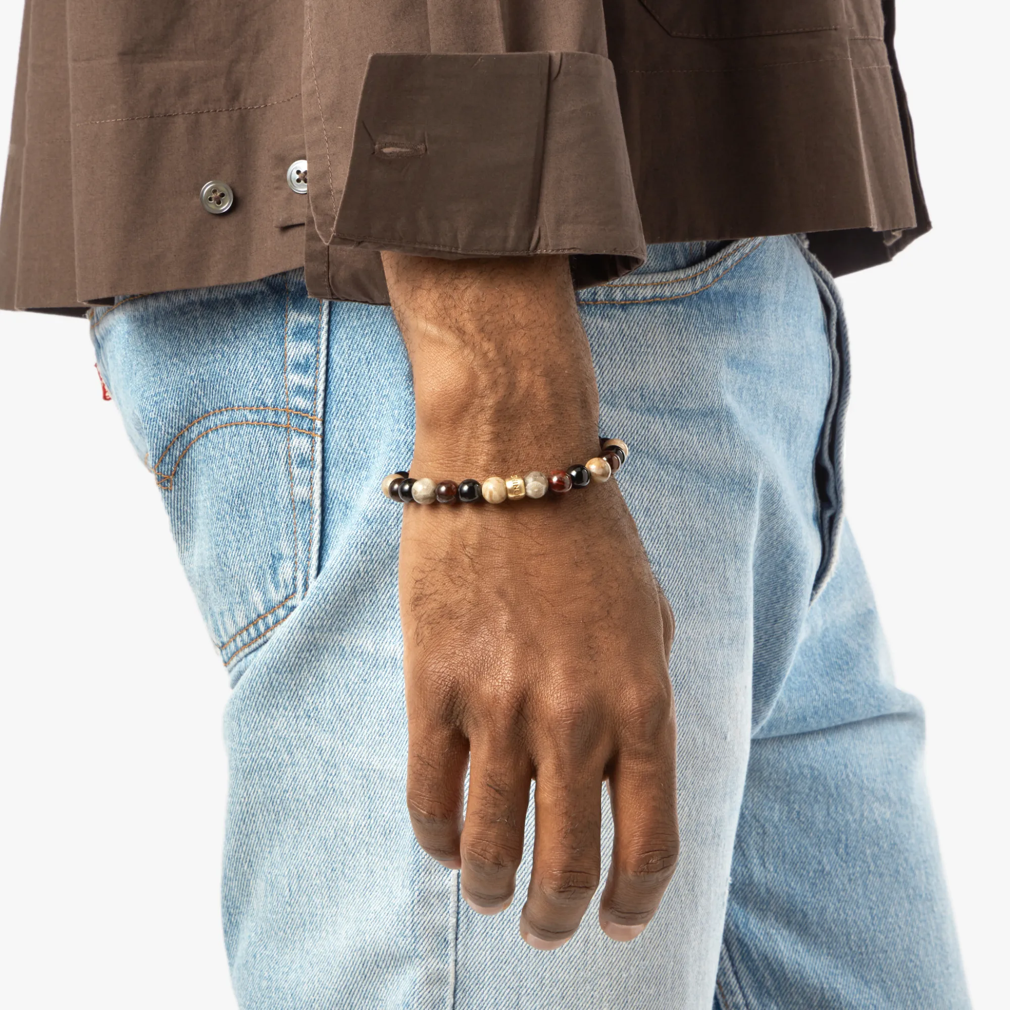 Shinola Bracelets|Bracelets|8mm Beaded Bracelet Multi Stone