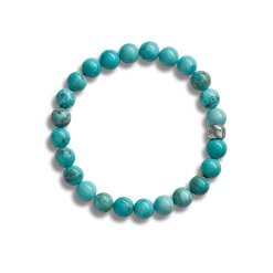 Shinola Bracelets|Bracelets|8mm Beaded Bracelet Turquoise