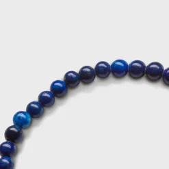 Shinola Bracelets|Bracelets|4mm Beaded Lapis Bracelet