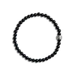 Shinola Bracelets|Bracelets|4mm Beaded Bracelet Onyx