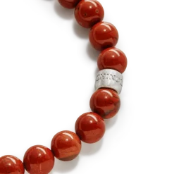 Shinola Bracelets|Bracelets|8mm Beaded Red Jasper Bracelet